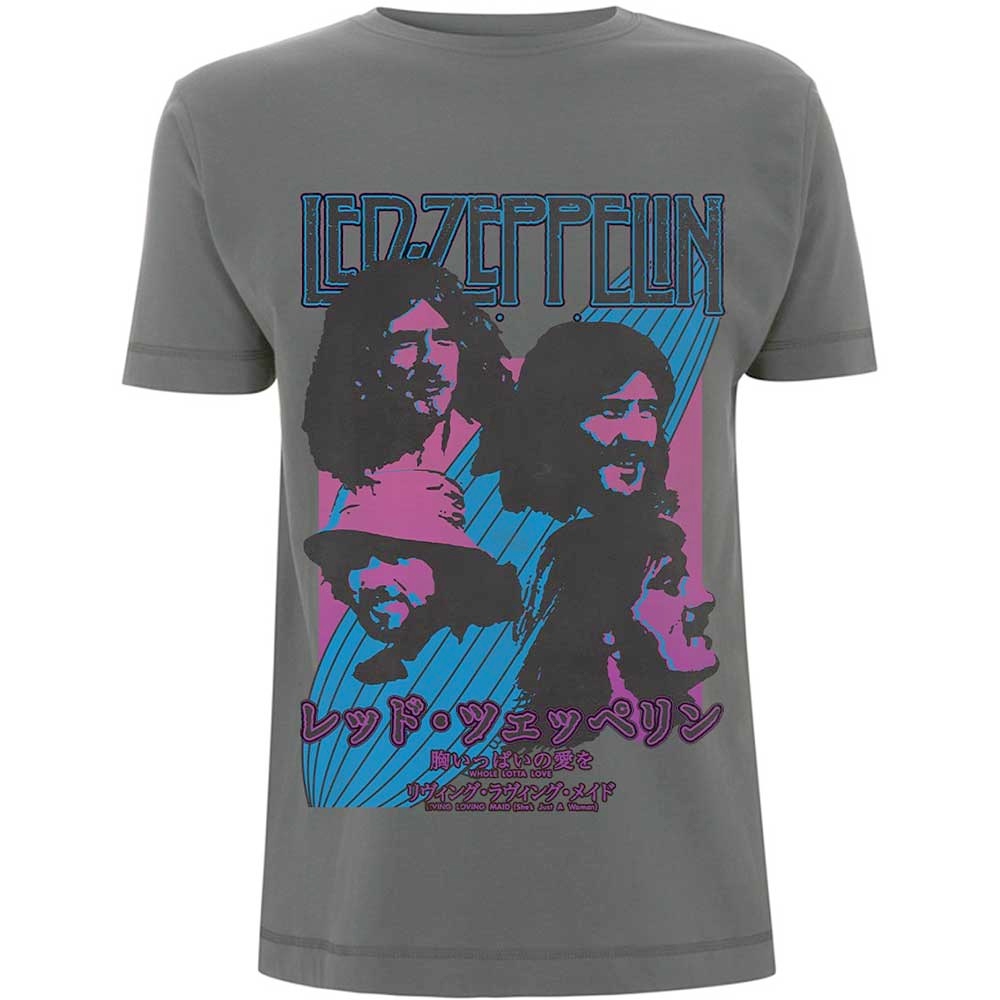 Led Zeppelin - Japanese Blimp Heren Tshirt - Grijs